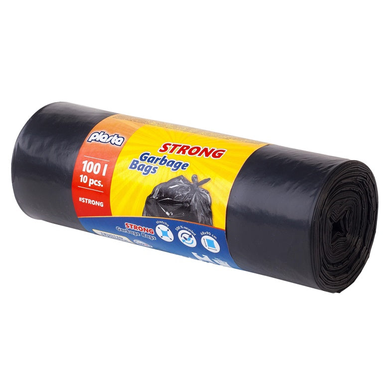 Garbage bags Plasta Strong, 100 l, 10 pcs., 35MK