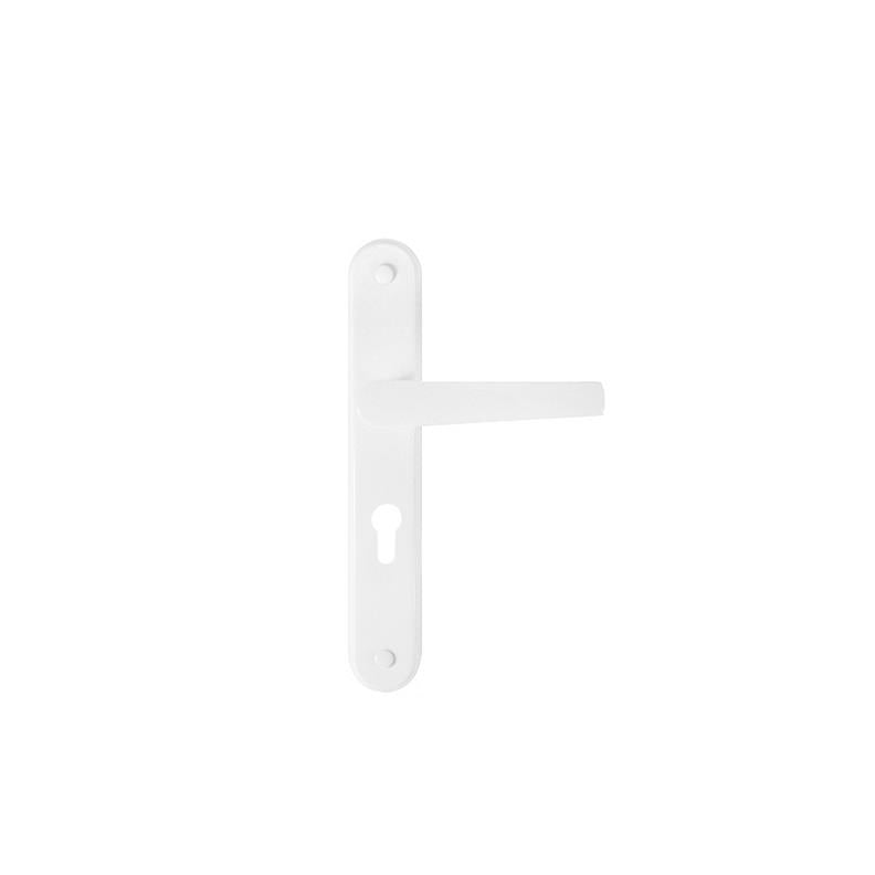 Barcz Beta exterior door handle, painted white