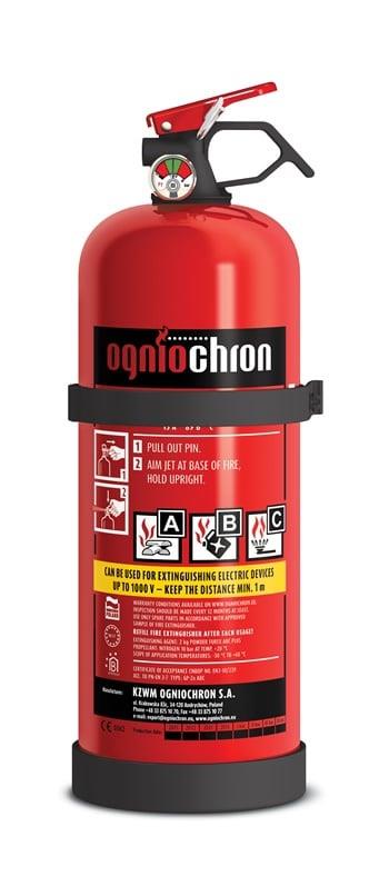 Powder extinguisher Ogniochron GP-2X ABC, 2 kg