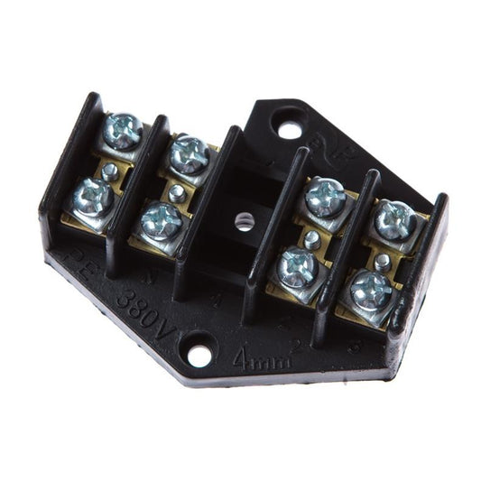 Terminal block Elektroplast 4 x 4 mm², black