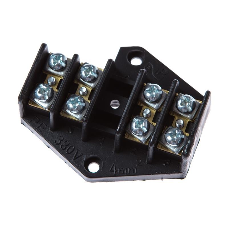 Terminal block Elektroplast 4 x 4 mm², black