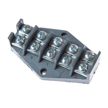 Terminal block Elektroplast 5 x 10 mm², grey