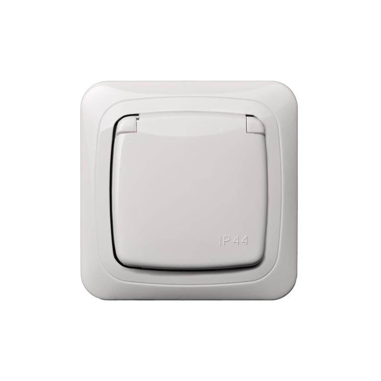 Socket LIREGUS ALFA, white, IP44
