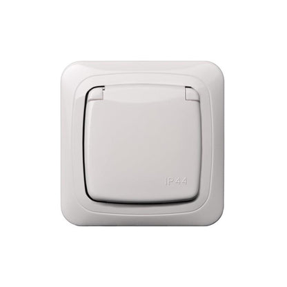 Socket LIREGUS ALFA, white, IP44