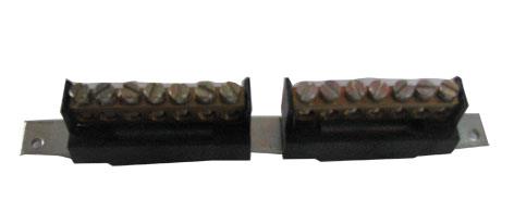Terminal Block Technova N+PE 7x16/7x16 mm², black