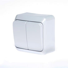 Switch SCHNEIDER PRIMA, 2-gang, white