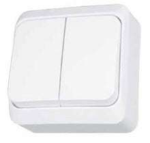 Switch SCHNEIDER PRIMA, 2-gang, white