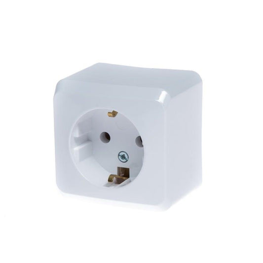 SCHNEIDER PRIMA Socket, with earth, white