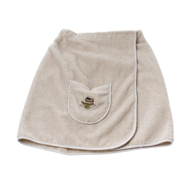 Sauna Apron NAMŲ TEKSTILĖ, 55x140cm beige
