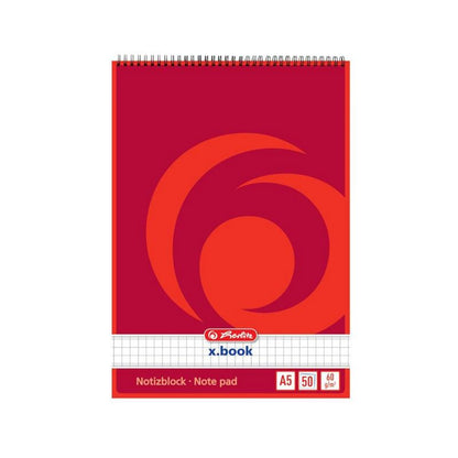 Herlitz Notepad 110734 A7/50l with spiral, ruled (10/320)