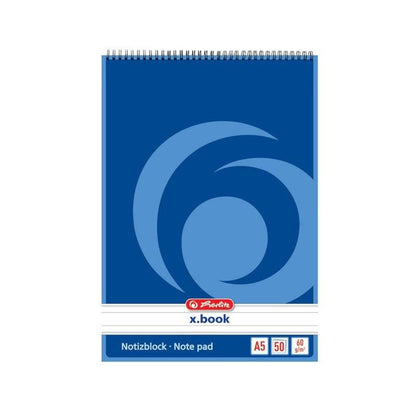Herlitz Notepad 110734 A7/50l with spiral, ruled (10/320)