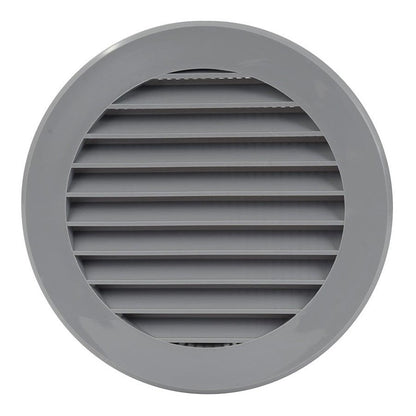 Plastic ventilation grilles EUROPLAST VR100P, D100, grey