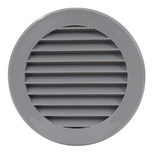 Plastic ventilation grilles EUROPLAST VR100P, D100, grey