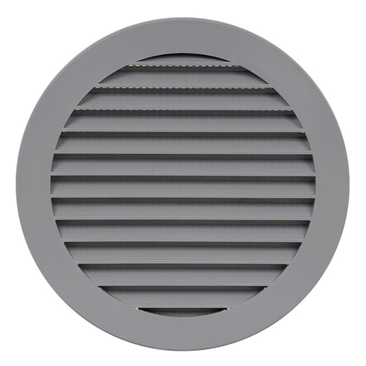 Plastic ventilation grille EUROPLAST VR125P, D125, grey