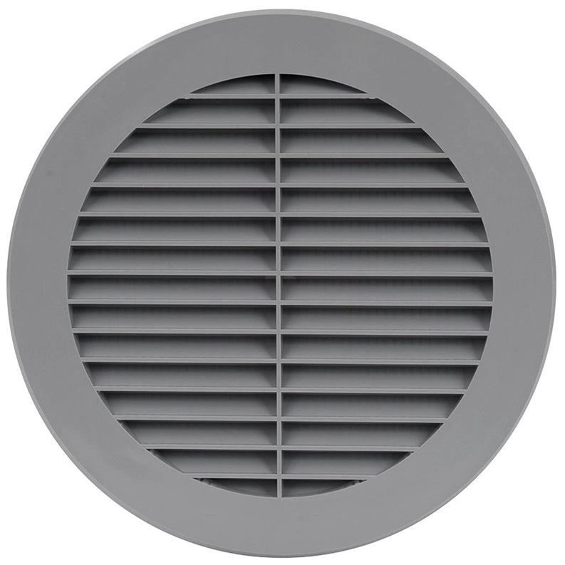 Plastic ventilation grille EUROPLAST VR150P, D150, grey