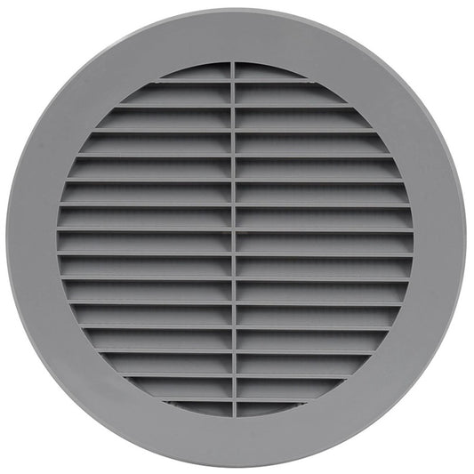 Plastic ventilation grille EUROPLAST VR150P, D150, grey