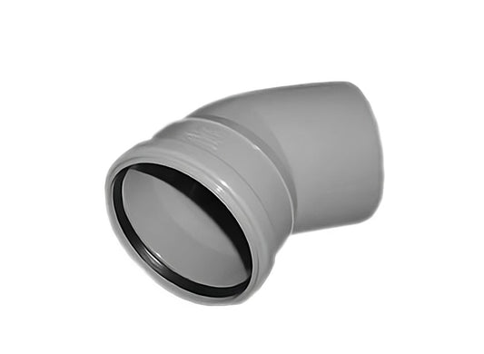 Vidaus kanalizacijos alkūnė Wavin, Ø 110 mm, 15°
