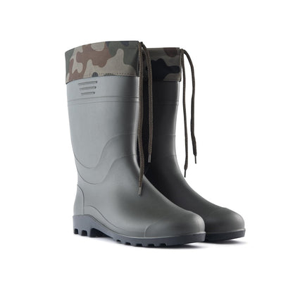 Rubber boots, long, with drawstring top, size 44
