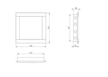 EUROPLAST PL1515 Access Door, 15 x 15 cm