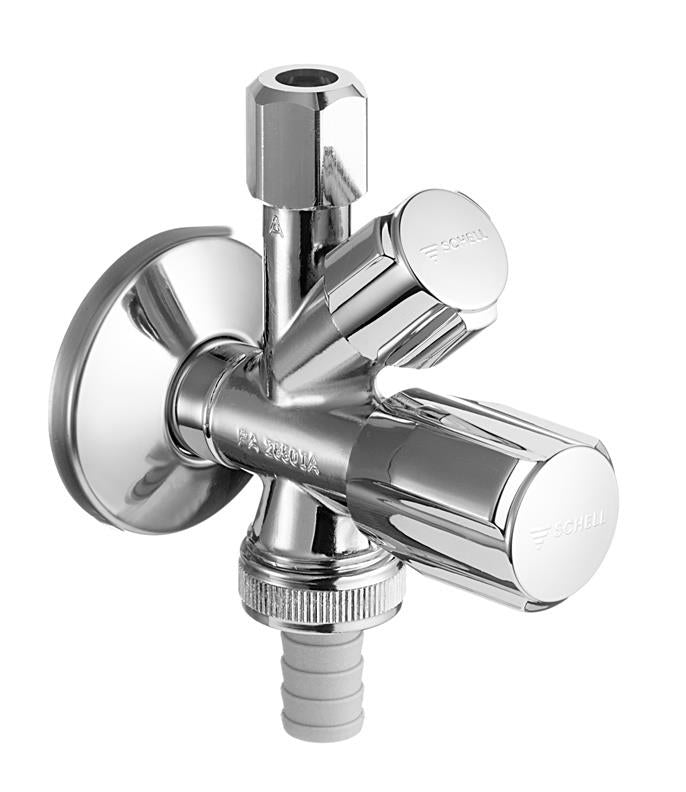 Valve 35510699, 1/2"x3/8"x3/4" male thread 10 mm nut
