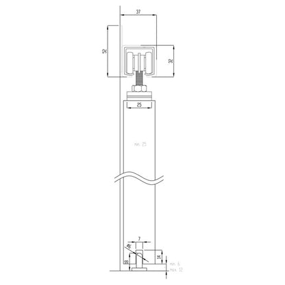 Rinkinys Helaform 20505, stumdomosioms vidaus durims
