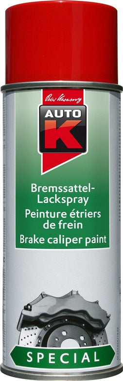 Lakier do zacisków hamulcowych Auto K 1233074, czerwony, 400 ml
