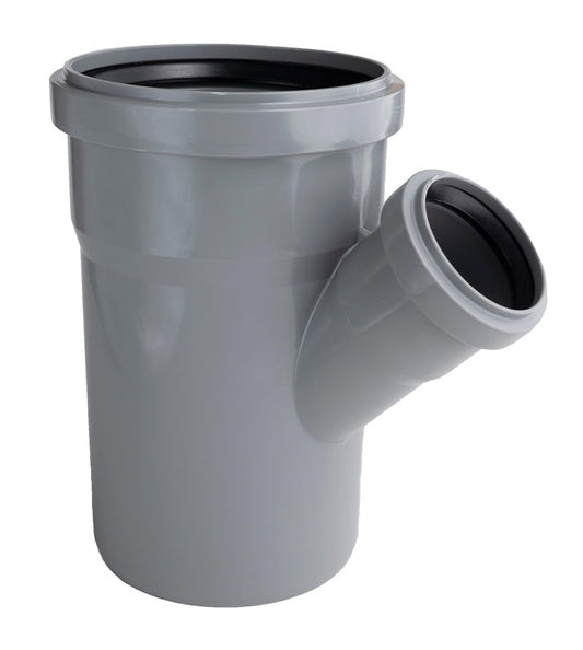Trójnik kanalizacyjny wewnętrzny HTplus, Ø 50/ 110 mm, 45°