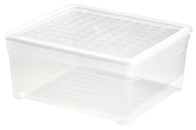 Storage box CURVER, 18.5 l, transparent, 40×34×16 cm