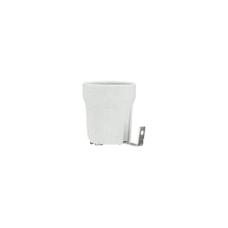 Ceramic lamp holder with bracket Pawbol 426 E27