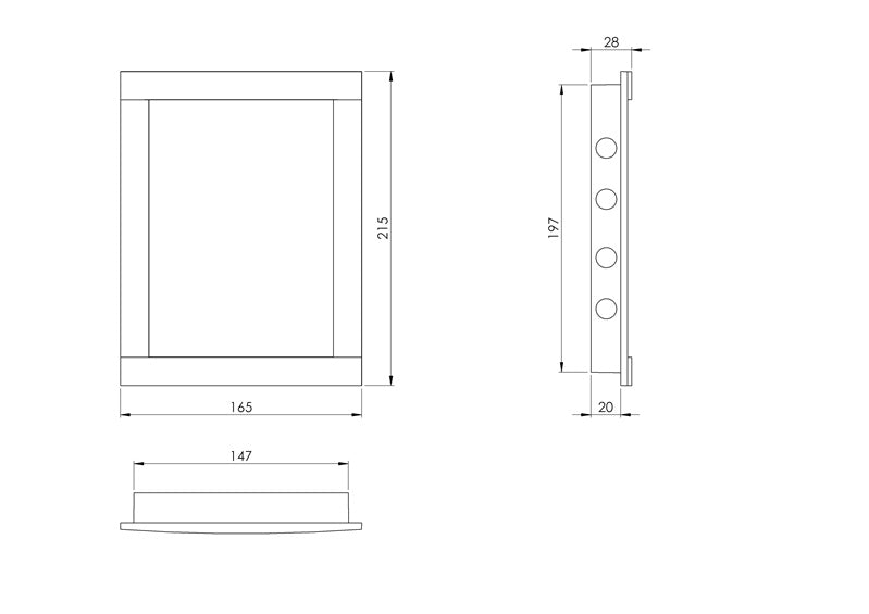 EUROPLAST Inspection Hatch PL1520, 15 x 20 cm