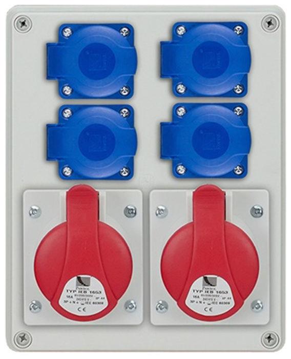 R-BOX 240 B.1096-S control panel, 16A IP44