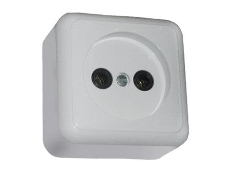 Socket LIREGUS DELTA, white