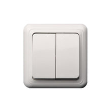 Switch LIREGUS DELTA, 2-gang, white