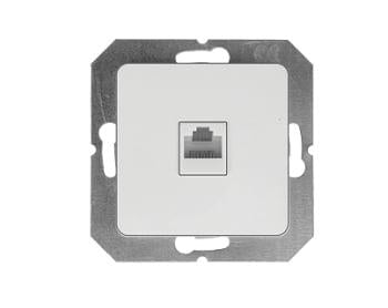 VILMA SL250 computer socket, white