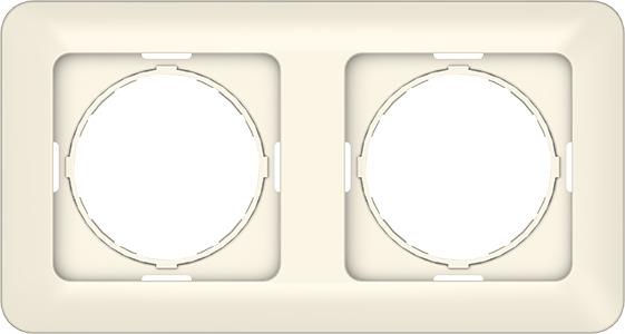 Double frame VILMA SL250, ivory