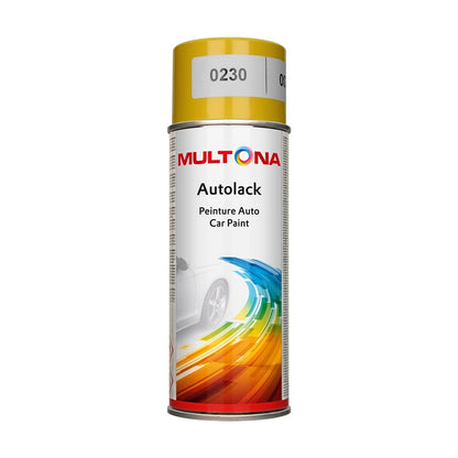 Multona 230 car spray paint, yellow, 400 ml