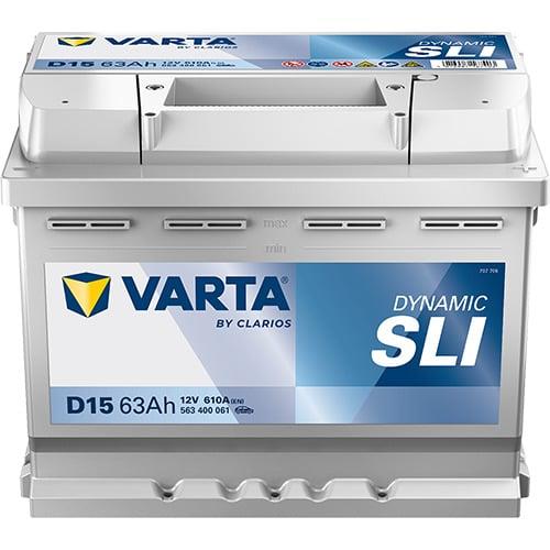 Akumulator Varta SD D15, 63 Ah, 610 A, 12 V