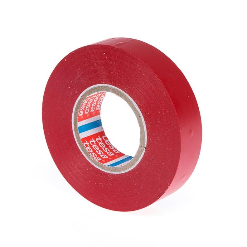 Izoliacinė juosta Tesa Premium, raudona, 19 mm x 33 m