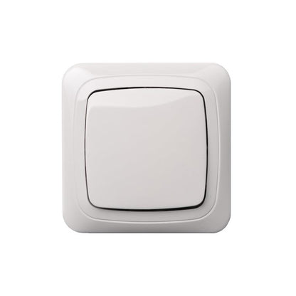 LIREGUS ALFA switch, white, IP44