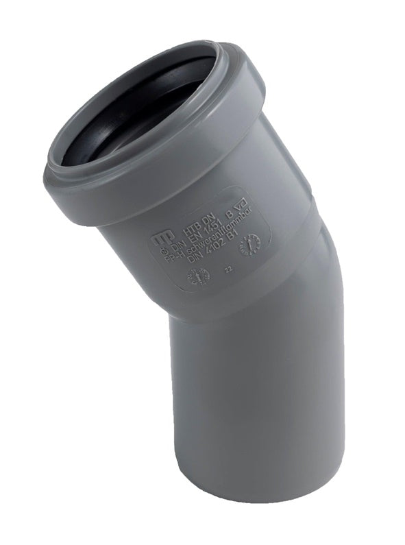 Kolano kanalizacyjne HTplus, Ø 40 mm, 30°