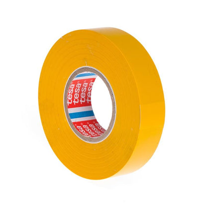 Izoliacinė juosta Tesa Premium, geltona, 19 mm x 33 m