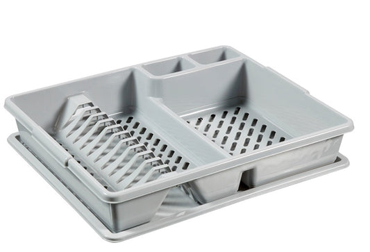 Dish drainer 45x38x8.8cm Grey