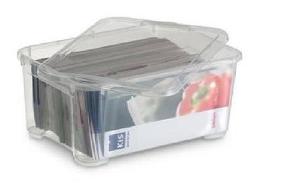 Storage box T BOX, 14 l, transparent, 38×27×19 cm