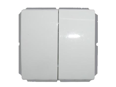 Switch VILMA SL250, 2 gang, white