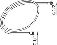 Wąż prysznicowy Oras Satinas 241014-60, 150 cm,