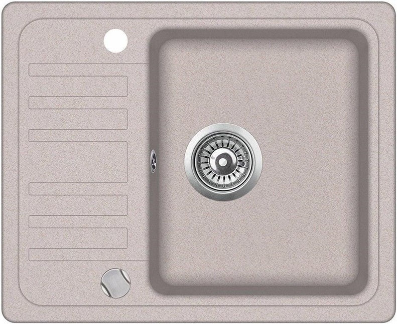 Sink Helika SQ102, stone, 57.5 cm x 46 cm