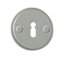 Door rosette for Barcz T2 key, silver