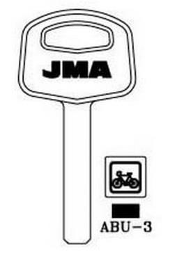 Key blank Jma ABU-3, 1 pc.