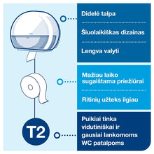 Tualetinio popieriaus dalytuvas Tork Mini Jumbo T2