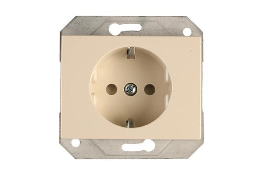 Socket Vilma XP500, earthed, dark bone